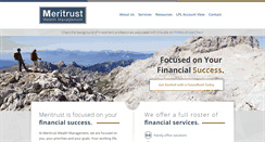 Desktop Screenshot of meritrustwm.com